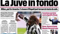 Prima Pagina, Corriere dello Sport: “La Juve in fondo! Milan, pari in rimonta”