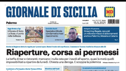 Prima Pagina, Giornale di Sicilia: “Riaperture, corse ai permessi. La beffa di bar e ristoranti”