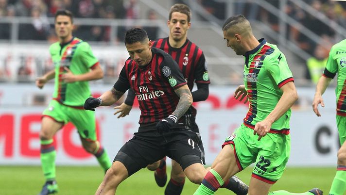 Gianluca Lapadula Milan-Crotone