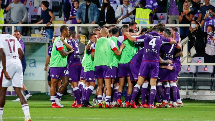 GERMOGLI PH: 28 AGOSTO 2021 FIRENZE STADIO ARTEMIO FRANCHI SERIE A FIORENTINA VS TORINO NELLA FOTO ESULTANZA GOL GONZALEZ GERMOGLI PH: 28 AGOSTO 2021 FIRENZE STADIO ARTEMIO FRANCHI SERIE A FIORENTINA VS TORINO NELLA FOTO ESULTANZA GOL GONZALEZ