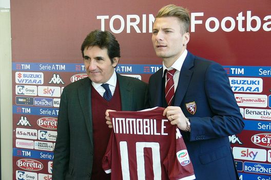 La presentazione di Ciro Immobile La presentazione di Ciro Immobile