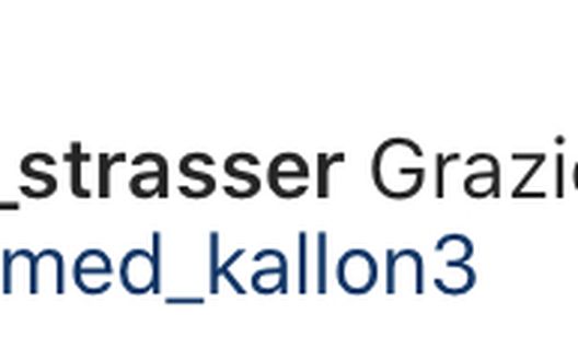 Il ringraziamento di Strasser al “maestro” Kallon Il ringraziamento di Strasser al “maestro” Kallon