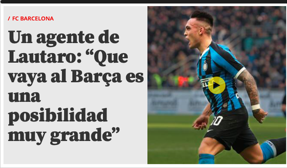 Sergio Zarate: “Lautaro al Barça è molto probabile”. Il vero agente a SOS Fanta risponde così- immagine 2