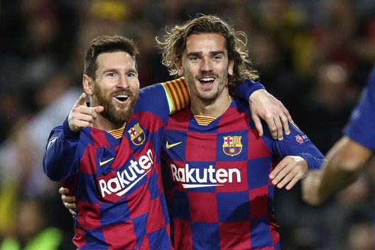 Messi Griezmann Barcellona (getty images) Messi Griezmann Barcellona (getty images)