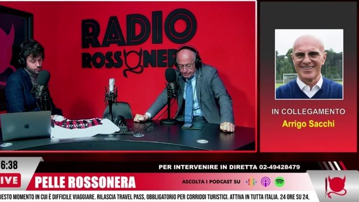Sacchi: 'Il leader del Milan è il gioco. Sulla Nazionale...' | News (screen rr)