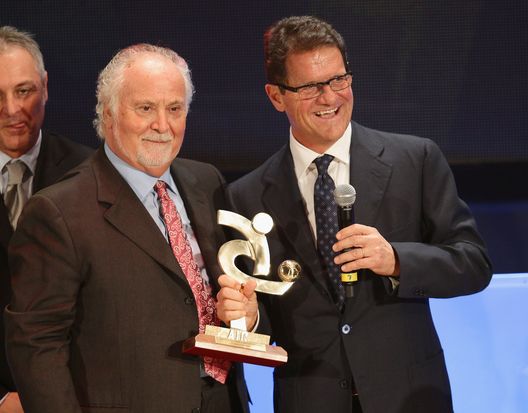 MILAN, ITALY - JANUARY 23: Italo Cucci and Fabio Capello attend the Gran Gala del calcio Aic 2011 awards ceremony at Teatro dal Verme on January 23, 2012 in Milan, Italy. (Photo by Vittorio Zunino Celotto/Getty Images) MILAN, ITALY - JANUARY 23: Italo Cucci and Fabio Capello attend the Gran Gala del calcio Aic 2011 awards ceremony at Teatro dal Verme on January 23, 2012 in Milan, Italy. (Photo by Vittorio Zunino Celotto/Getty Images)