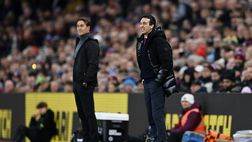 Derby basco in Premier: Unai Emery col fiatone raggiunge nel finale i Wolves di Lopetegui
