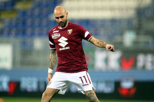 CAGLIARI, ITALY - FEBRUARY 19: Simone Zaza of Torino in action during the Serie A match between Cagliari Calcio and Torino FC at Sardegna Arena on February 19, 2021 in Cagliari, Italy. (Photo by Enrico Locci/Getty Images) CAGLIARI, ITALY - FEBRUARY 19: Simone Zaza of Torino in action during the Serie A match between Cagliari Calcio and Torino FC at Sardegna Arena on February 19, 2021 in Cagliari, Italy. (Photo by Enrico Locci/Getty Images)