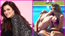 Ex wags e wags in campo sul palco del Matrix Chiambretti: ospiti Seredova e Persico