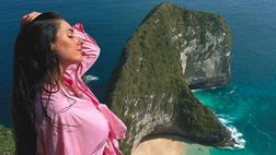 Nuova vacanza per Valentina Vignali: scatto mozzafiato dall’Indonesia