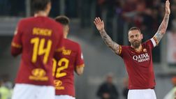 De Rossi: cori, striscioni e coreografia: la notte delle lacrime all'Olimpico