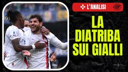Theo Hernandez, i dati sui gialli parlano chiaro: che differenza in Serie A!