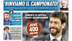 Prima Pagina, Tuttosport: “Juve, 400 milioni. Il rilancio è servito”