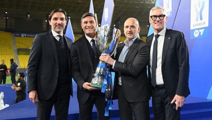 FOTO – Lega Serie A, aggiornata la bacheca Supercoppa con l’ultimo successo Inter - immagine 1