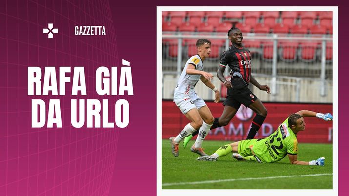 Rafael Leao AC Milan amichevole Wolfsberger-Milan 0-5