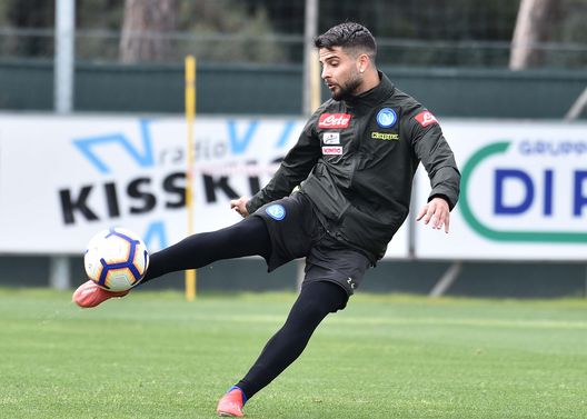 NAPLES, ITALY - MARCH 27: Lorenzo Insigne during a SSC Napoli training session on March 27, 2019 in Naples, Italy. (Photo by Ciro Sarpa SSC NAPOLI/SSC NAPOLI via Getty Images) NAPLES, ITALY - MARCH 27: Lorenzo Insigne during a SSC Napoli training session on March 27, 2019 in Naples, Italy. (Photo by Ciro Sarpa SSC NAPOLI/SSC NAPOLI via Getty Images)