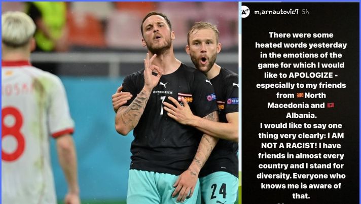 Europeo, bufera Arnautovic: frase contro la madre di Alioski. “Ma non sono razzista” Europeo, bufera Arnautovic: frase contro la madre di Alioski. “Ma non sono razzista”