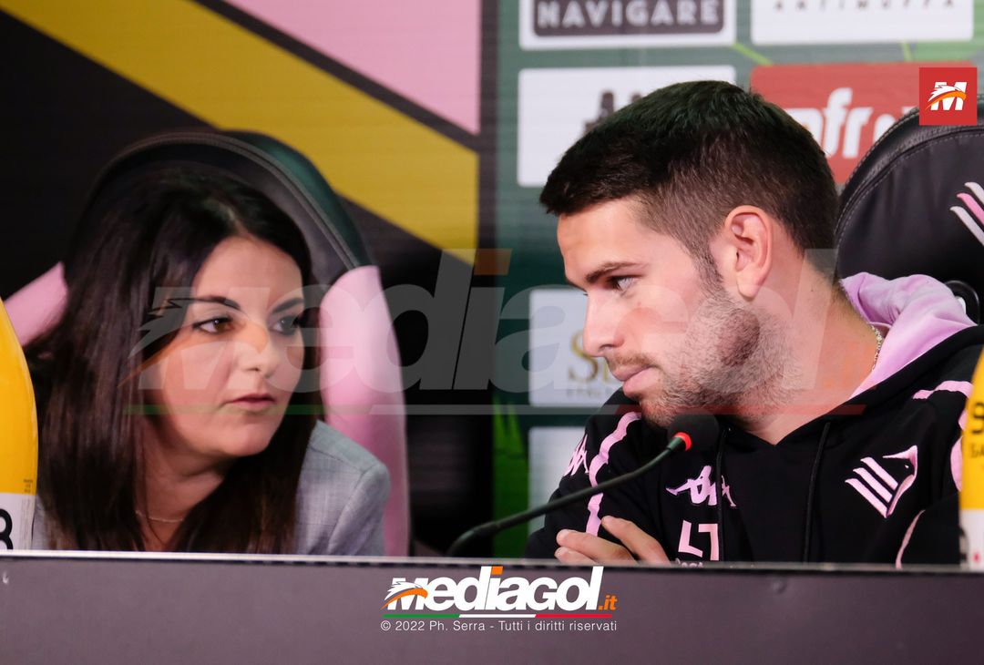 FOTO PALERMO, La conferenza stampa di presentazione di Renzo Orihuela (Gallery) - immagine 21