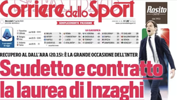 Prima Pagina, Corriere dello Sport: “City show, ma il Real ha sempre Benzemagic”
