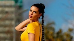 Per Antonella Fiordelisi è sempre tempo di allenarsi: curve al top anche al parco!