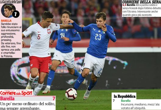 during the UEFA Nations League A group three match between Poland and Italy at Silesian Stadium on October 14, 2018 in Chorzow, Poland. during the UEFA Nations League A group three match between Poland and Italy at Silesian Stadium on October 14, 2018 in Chorzow, Poland.