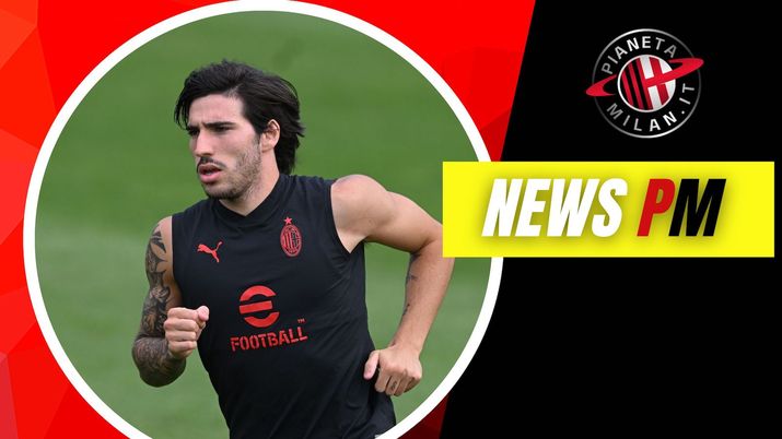 Sandro Tonali (centrocampista AC Milan) qui durante una sessione di allenamento a Milanello | Milan News (Getty Images) Sandro Tonali AC Milan allenamento Milanello