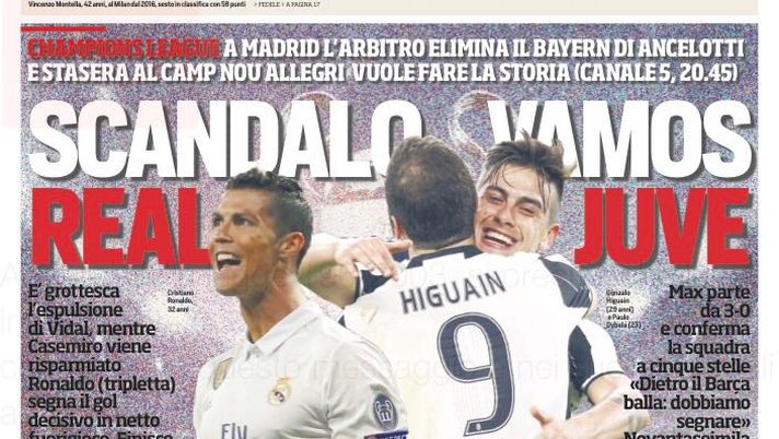 Prima Pagina, Corriere dello Sport: “Vamos Juve. Inter, c’è Marquinhos. Roma-Szczesny, spunta il Napoli” Prima Pagina, Corriere dello Sport: “Vamos Juve. Inter, c’è Marquinhos. Roma-Szczesny, spunta il Napoli”