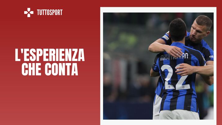 Dzeko e Mkhitaryan, giocatori dell'Inter