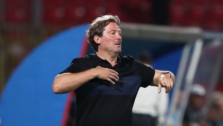 MONZA, ITALY - JULY 31: AC Monza coach Giovanni Stroppa issues instructions to his players during the AC Monza v Juventus FC - Trofeo Berlusconi at Stadio Brianteo on July 31, 2021 in Monza, Italy. (Photo by Marco Luzzani/Getty Images) Monza, 4-1 al Piacenza: gol di Mota Carvalho. Sensi c’è, Ranocchia arriva e segna - immagine 1