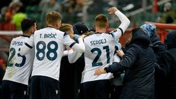 Europa League, la Lazio ne rifila tre al Lokomotiv. Poker Roma allo Zorya in Conference