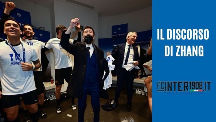 Inter, ecco il discorso di Zhang in spogliatoio: parole accolte da applausi Inter, ecco il discorso di Zhang in spogliatoio: parole accolte da applausi - immagine 1
