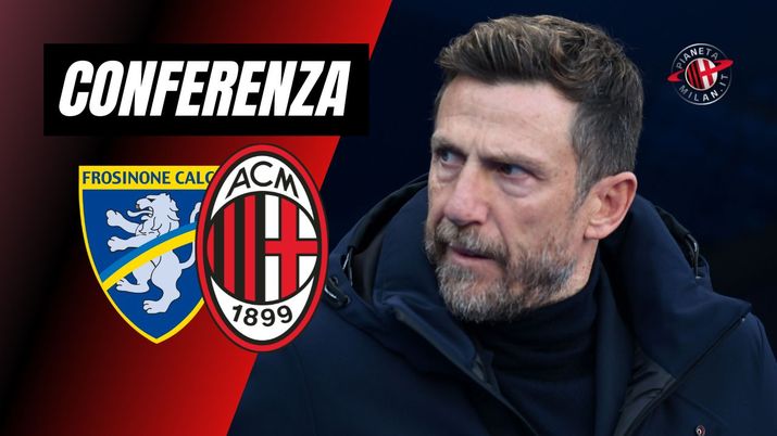 Conferenza stampa Di Francesco Frosinone-Milan Serie A 2023-2024