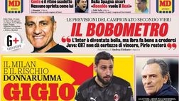 Prima Pagina, La Gazzetta dello Sport: “Il Bobometro. Gigio in uscita! Dalla Spagna sicuri, Ronaldo vuole il Real”