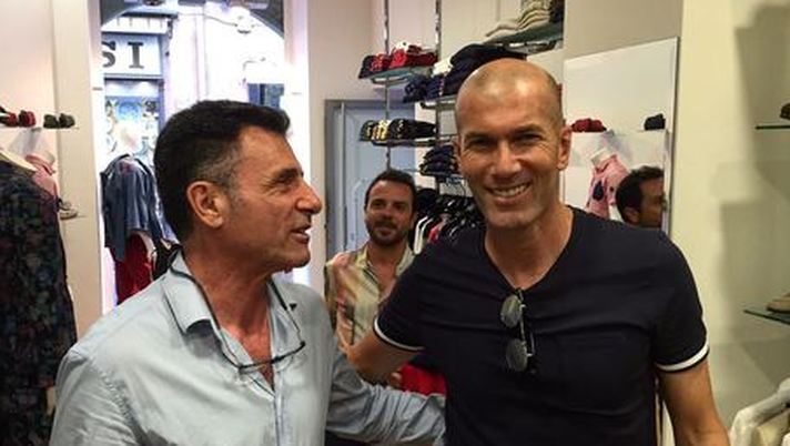 Zinedine Zidane a Taormina - Foto: Facebook Antonio Lo Turco 