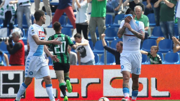 Serie A, Sassuolo-Napoli 2-2: passo falso per gli uomini di Sarri, la Roma può allungare 
