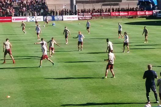  Il Torino in allenamento a Chatillon, la scorsa estate 