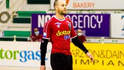 Syn-Bios Petrarca, ai saluti il portiere Moretti e Joselito