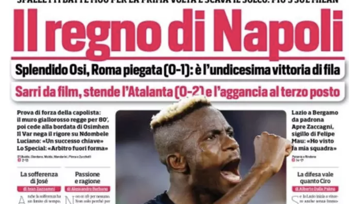 IL NAPOLI SUI MEDIA – Le prime pagine dei giornali di oggi 24 ottobre 2022 - immagine 1
