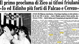 ACCADDE OGGI 28/7/1983, Zico esalta i tifosi