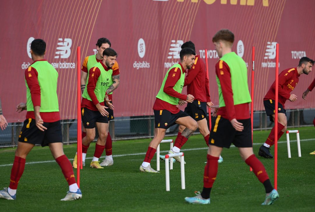 Trigoria, primo allenamento con la Roma per Solbakken – FOTO GALLERY - immagine 17