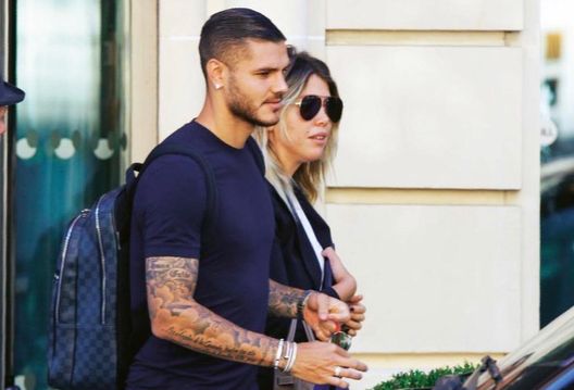 Mauro e Wanda Icardi a Parigi