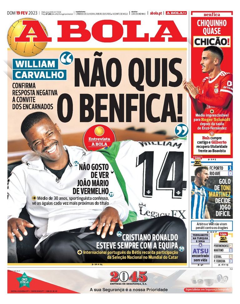 L’aneddoto da derby, William Carvalho: “Il Benfica mi voleva, ma io sono dello Sporting…”- immagine 2