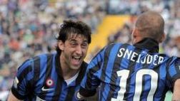 FOTO – Il saluto di Milito a Sneijder: “Ciao Wes, quante vittorie insieme…”