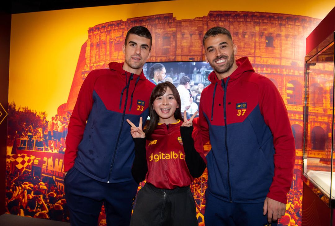Roma: Spinazzola, Mancini e Pinto incontrano i tifosi in Giappone – FOTO GALLERY - immagine 13