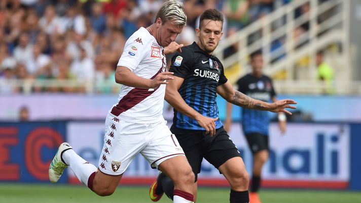 Maxi Lopez contro l'Atalanta 