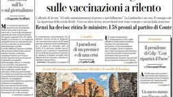 Prima Pagina, La Repubblica: “Vaccinazioni a rilento, scontro Stato-Regioni. Affondo Arcuri, strategia 5S”