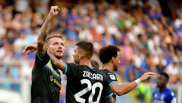 L'esultanza di Immobile L'esultanza di Immobile