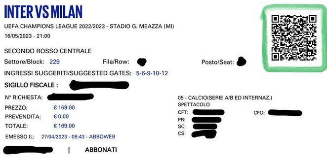 Biglietti comprati e rivenduti, follie da derby: quasi 3mila euro per un Secondo rosso- immagine 2